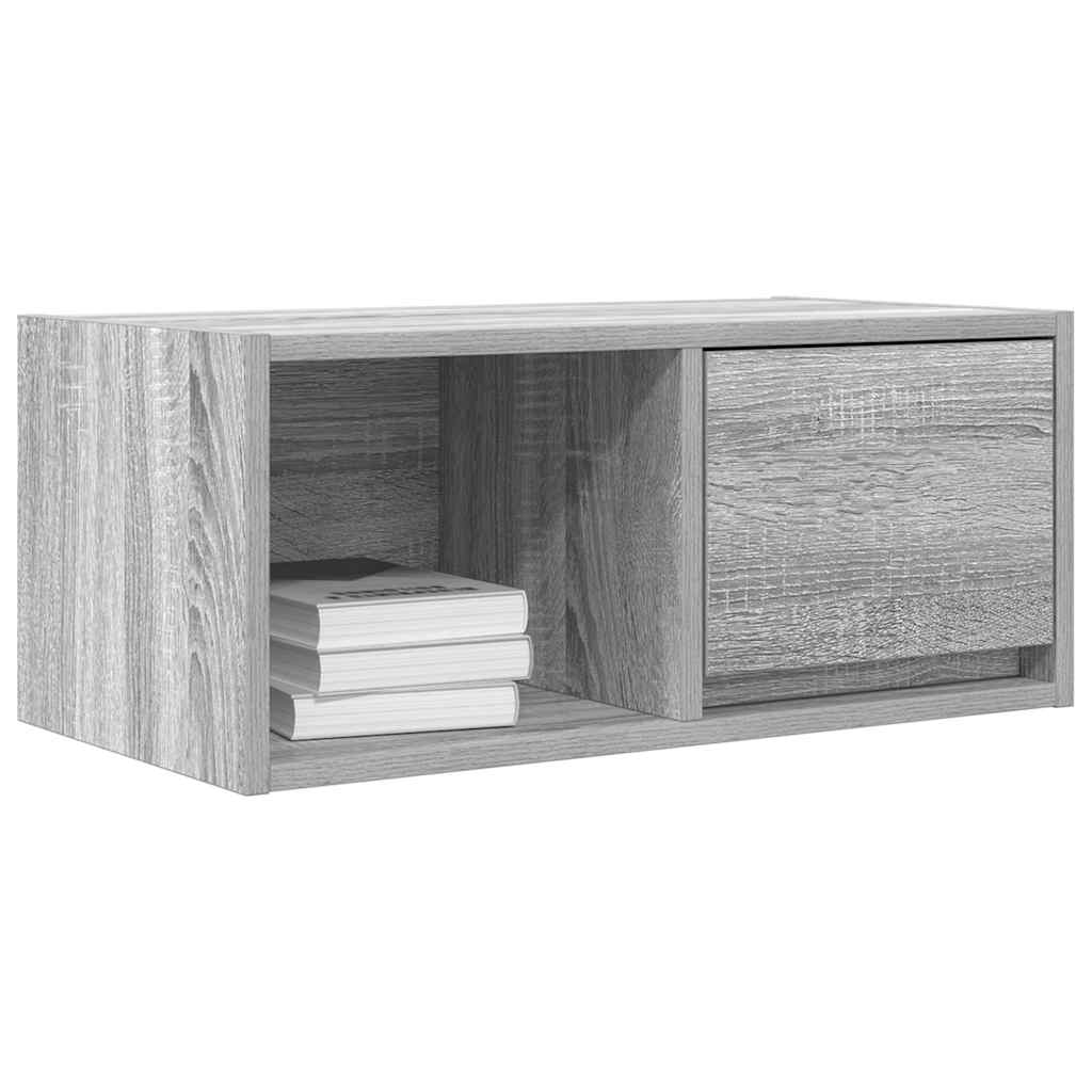 Dulap TV Gri Sonoma 60x31x25,5 cm lemn prelucrat GartenMobel Dekor
