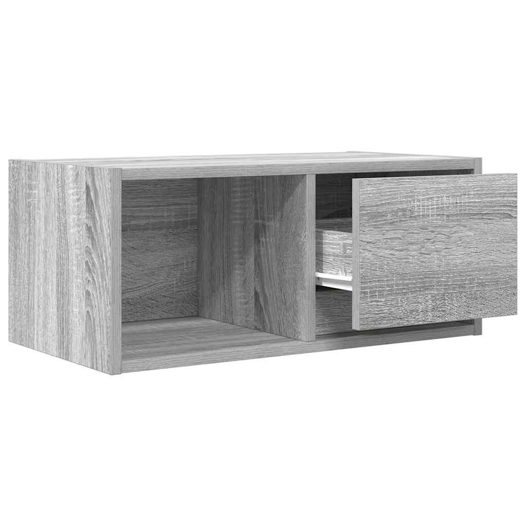 Dulap TV Gri Sonoma 60x31x25,5 cm lemn prelucrat GartenMobel Dekor
