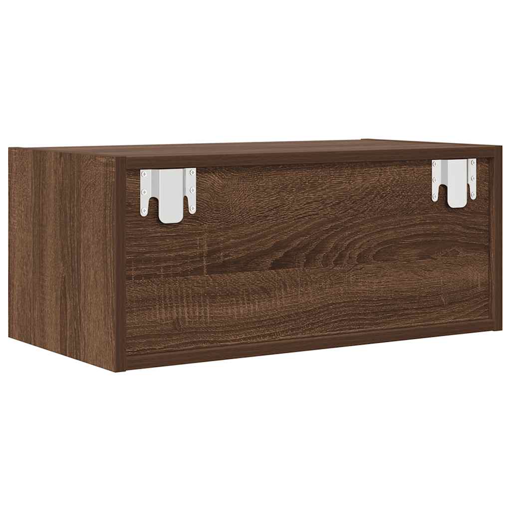 Dulap TV Stejar maro 60x31x25,5 cm Lemn prelucrat GartenMobel Dekor