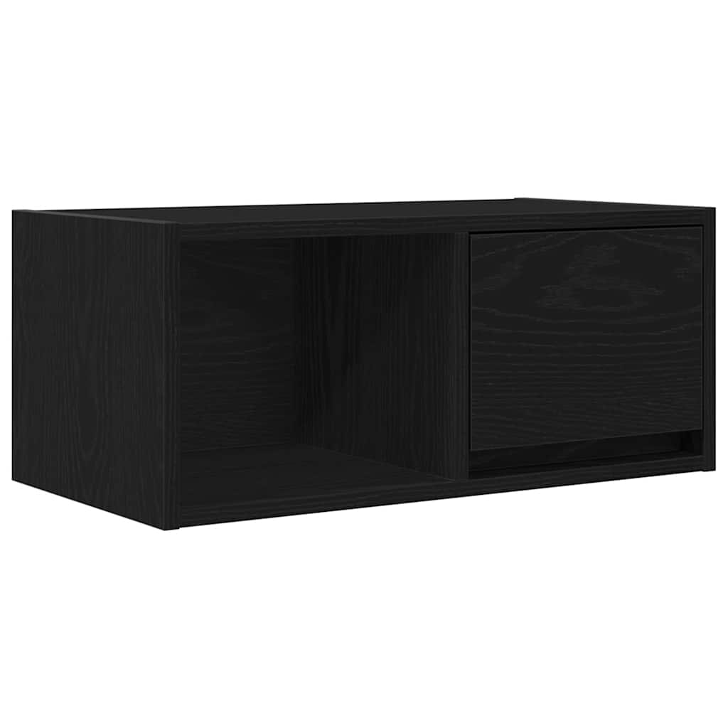 Dulap TV Stejar negru 60x31x25,5 cm Lemn prelucrat GartenMobel Dekor