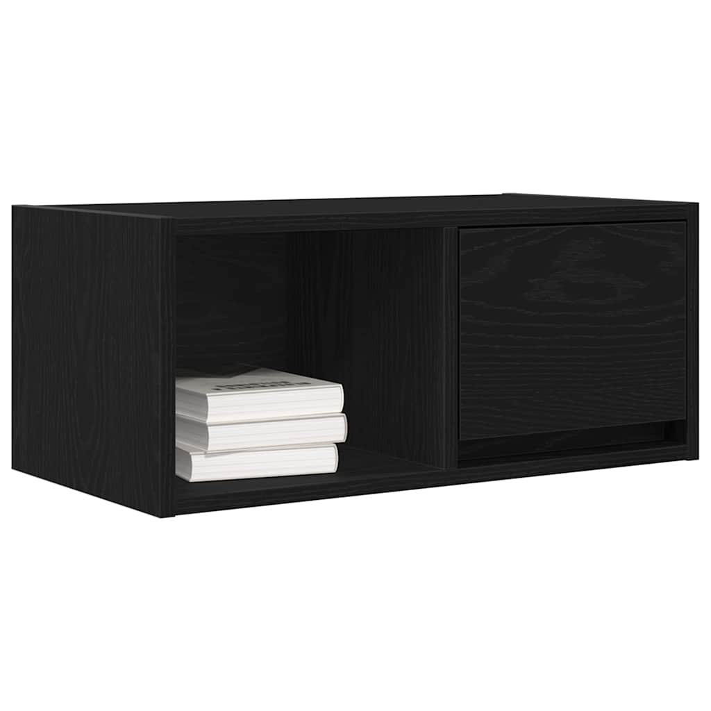 Dulap TV Stejar negru 60x31x25,5 cm Lemn prelucrat GartenMobel Dekor