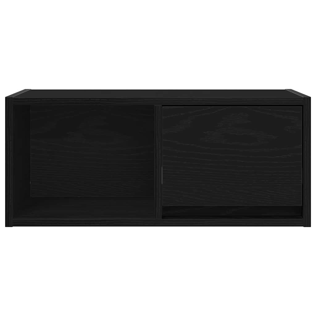 Dulap TV Stejar negru 60x31x25,5 cm Lemn prelucrat GartenMobel Dekor