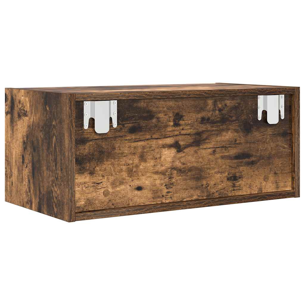Dulap TV stejar afumat 60x31x25,5 cm din lemn de prelucrare GartenMobel Dekor