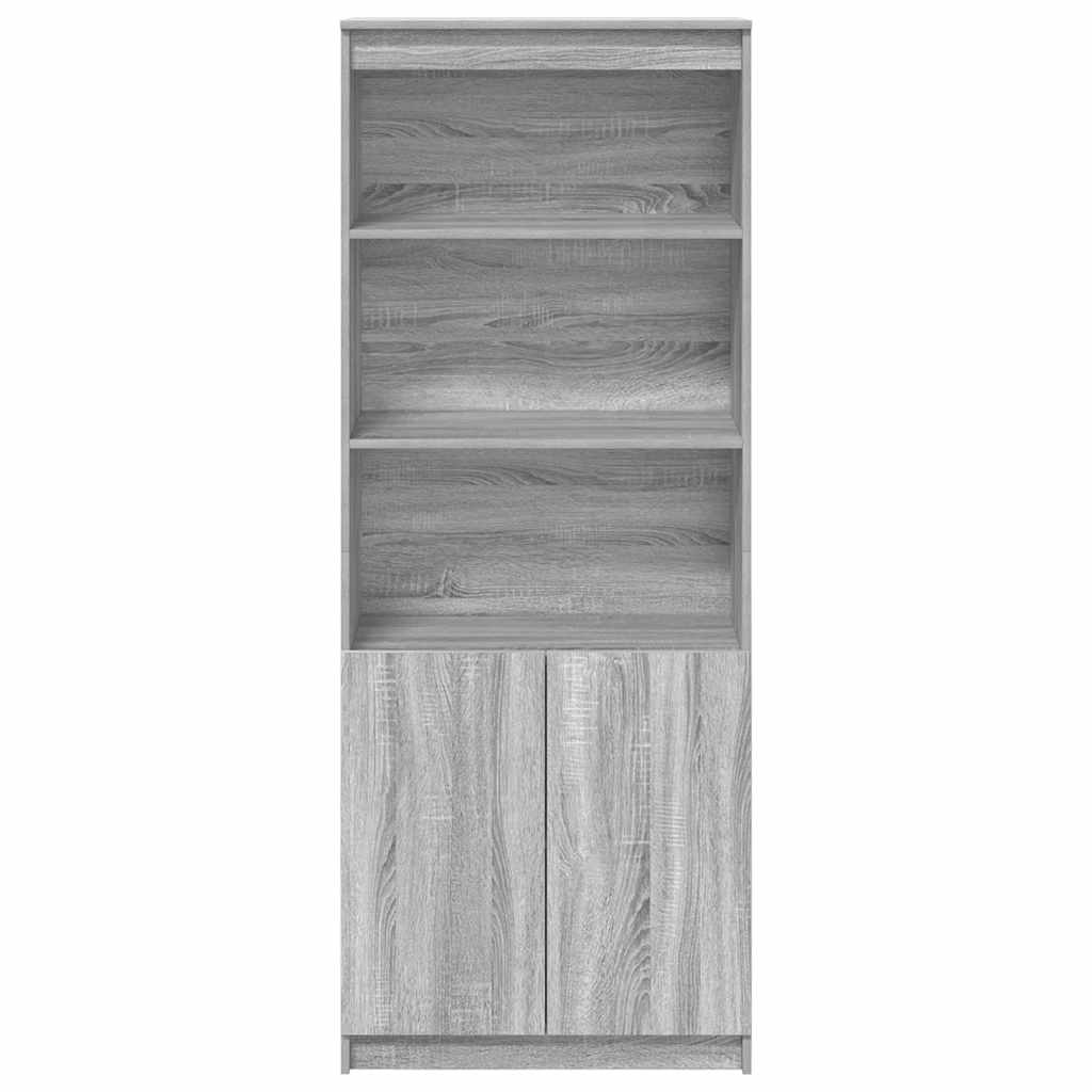 Dulap înalt, gri sonoma, 70x35x180 cm, lemn prelucrat GartenMobel Dekor