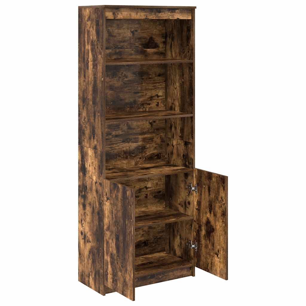 Dulap înalt, stejar fumuriu, 70x35x180 cm, lemn prelucrat GartenMobel Dekor