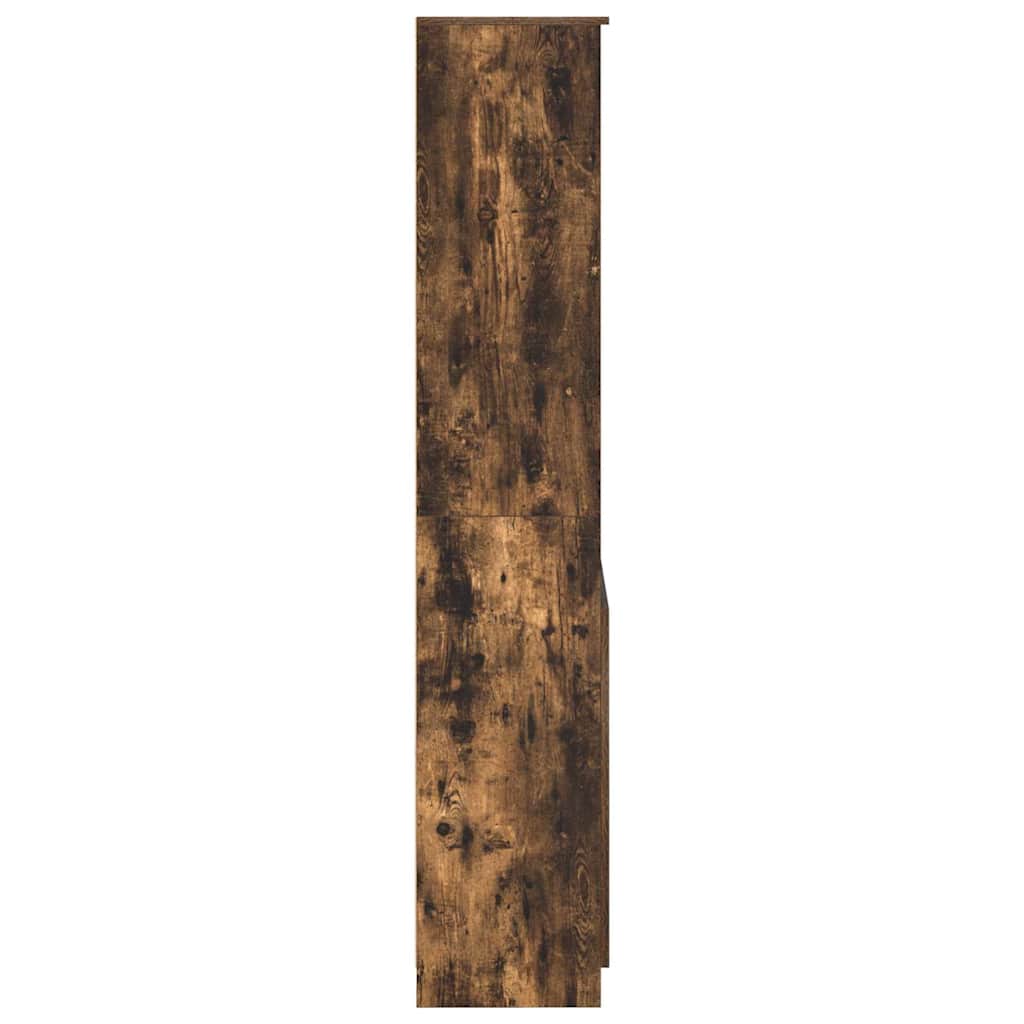 Dulap înalt, stejar fumuriu, 70x35x180 cm, lemn prelucrat GartenMobel Dekor