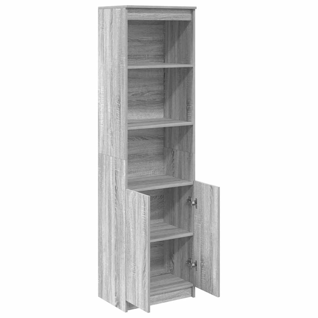 Dulapuri gri Sonoma 50x35x180 cm din lemn prelucrat GartenMobel Dekor