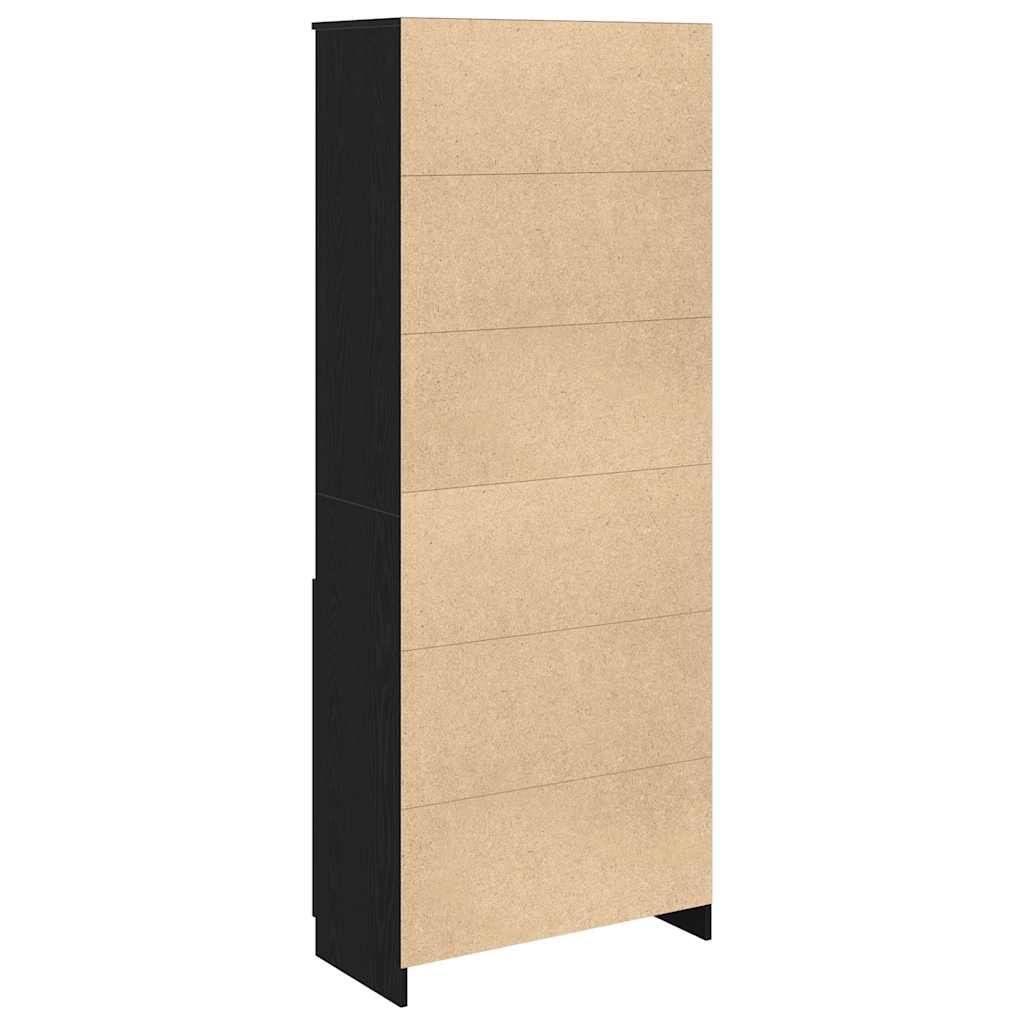 Tablou Stejar negru 70x35x180 cm Lemn prelucrat GartenMobel Dekor