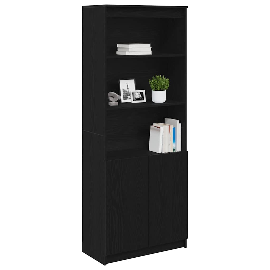 Tablou Stejar negru 70x35x180 cm Lemn prelucrat GartenMobel Dekor