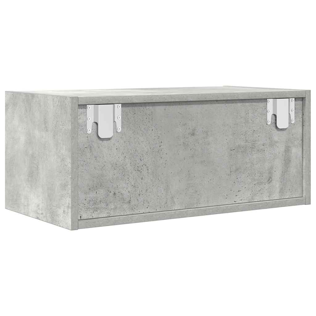 Dulapuri TV 2 buc Beton Gri 60x31x25,5 cm Lemn prelucrat GartenMobel Dekor