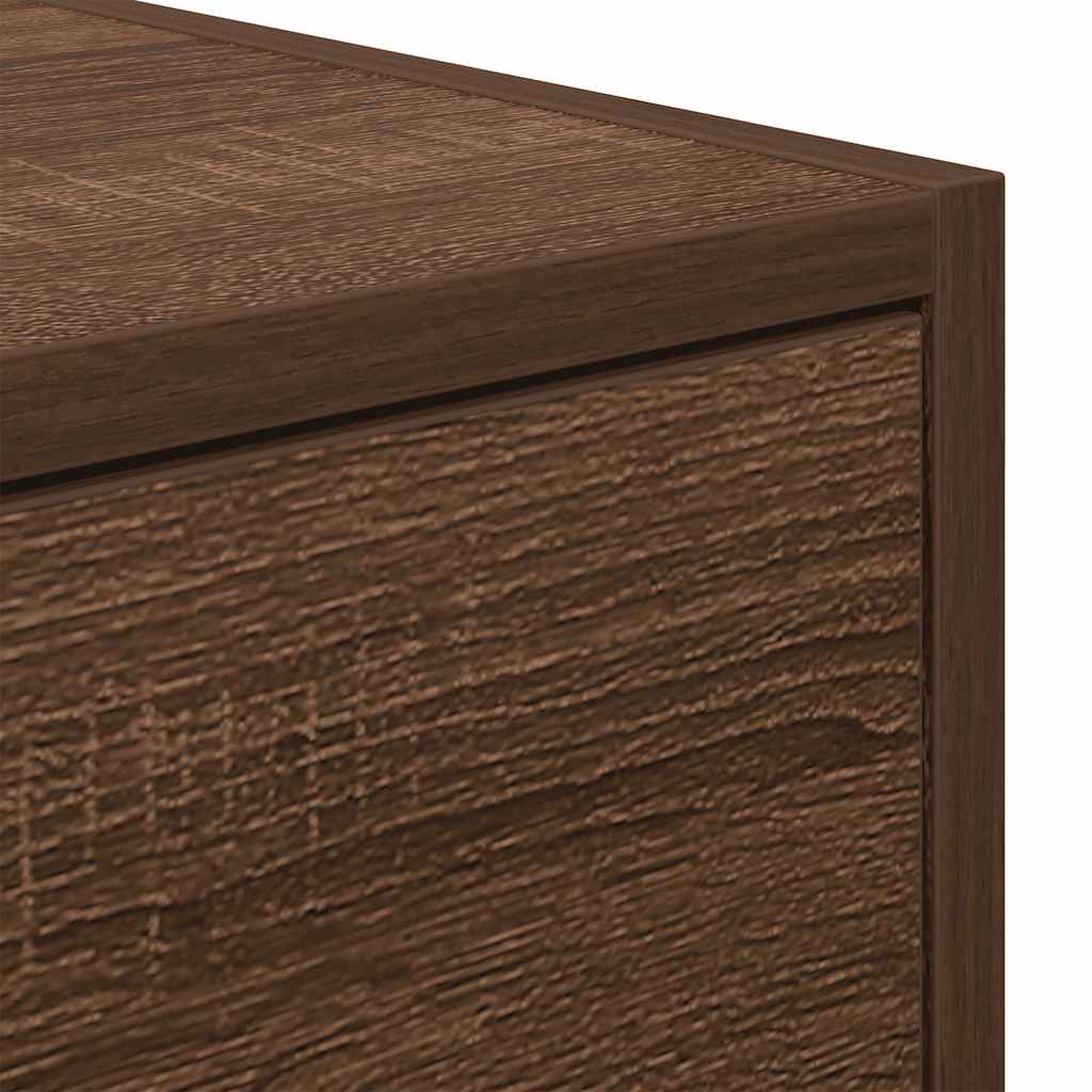 Dulapuri TV 2 buc Stejar maro 60x31x25,5 cm Lemn prelucrat GartenMobel Dekor