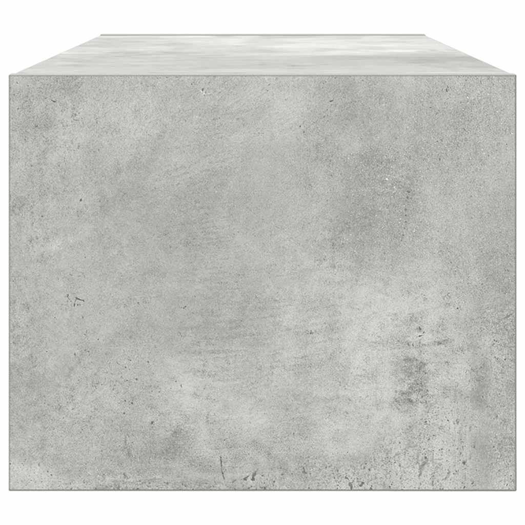 Dulap TV Beton Gri 80x31x25,5 cm Lemn prelucrat GartenMobel Dekor