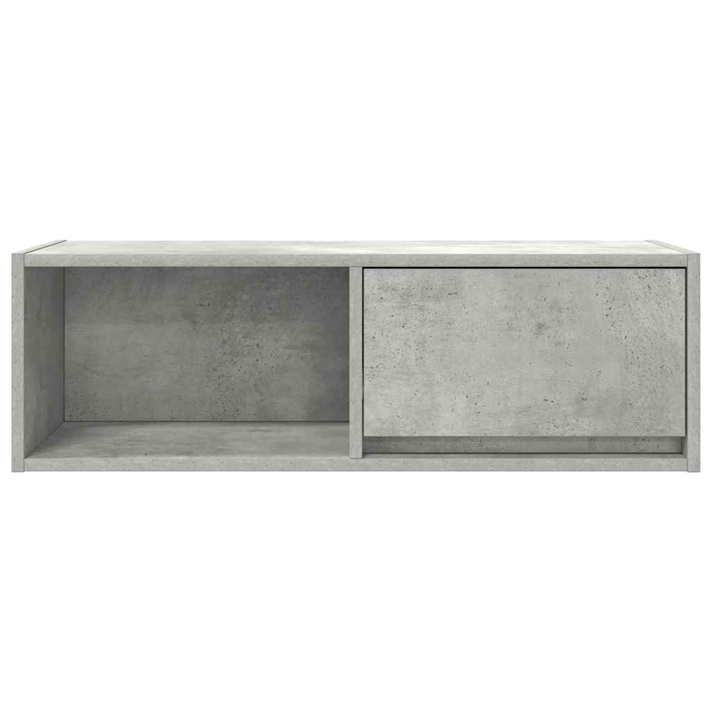 Dulap TV Beton Gri 80x31x25,5 cm Lemn prelucrat GartenMobel Dekor