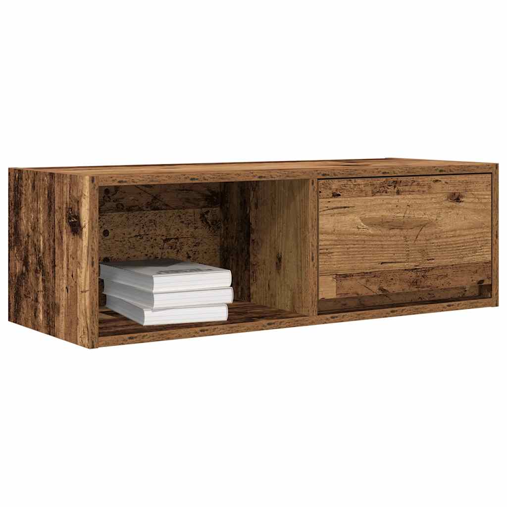 Dulap TV Lemn vechi 80x31x25,5 cm Lemn prelucrat GartenMobel Dekor