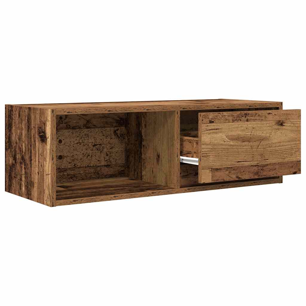 Dulap TV Lemn vechi 80x31x25,5 cm Lemn prelucrat GartenMobel Dekor