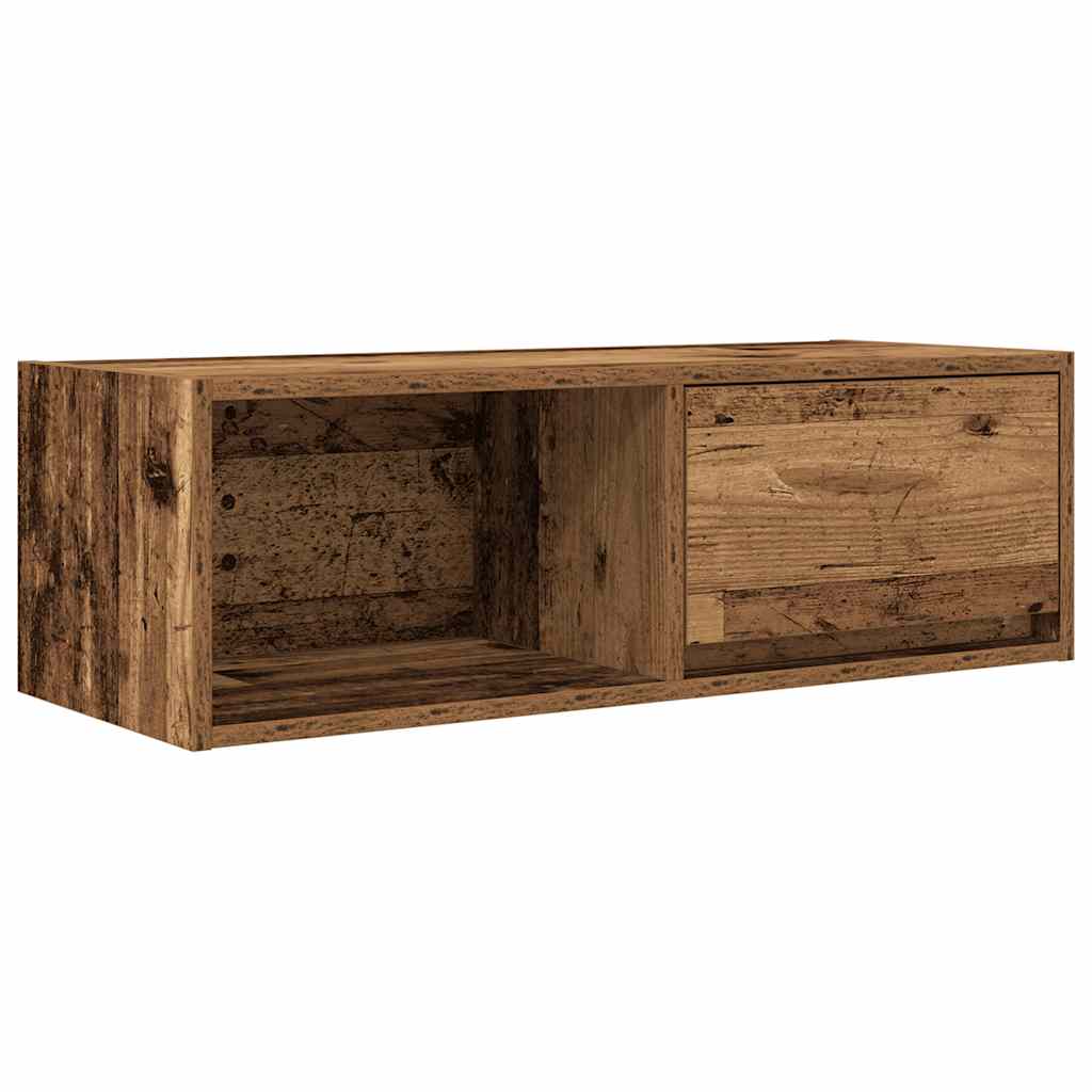Dulap TV Lemn vechi 80x31x25,5 cm Lemn prelucrat GartenMobel Dekor
