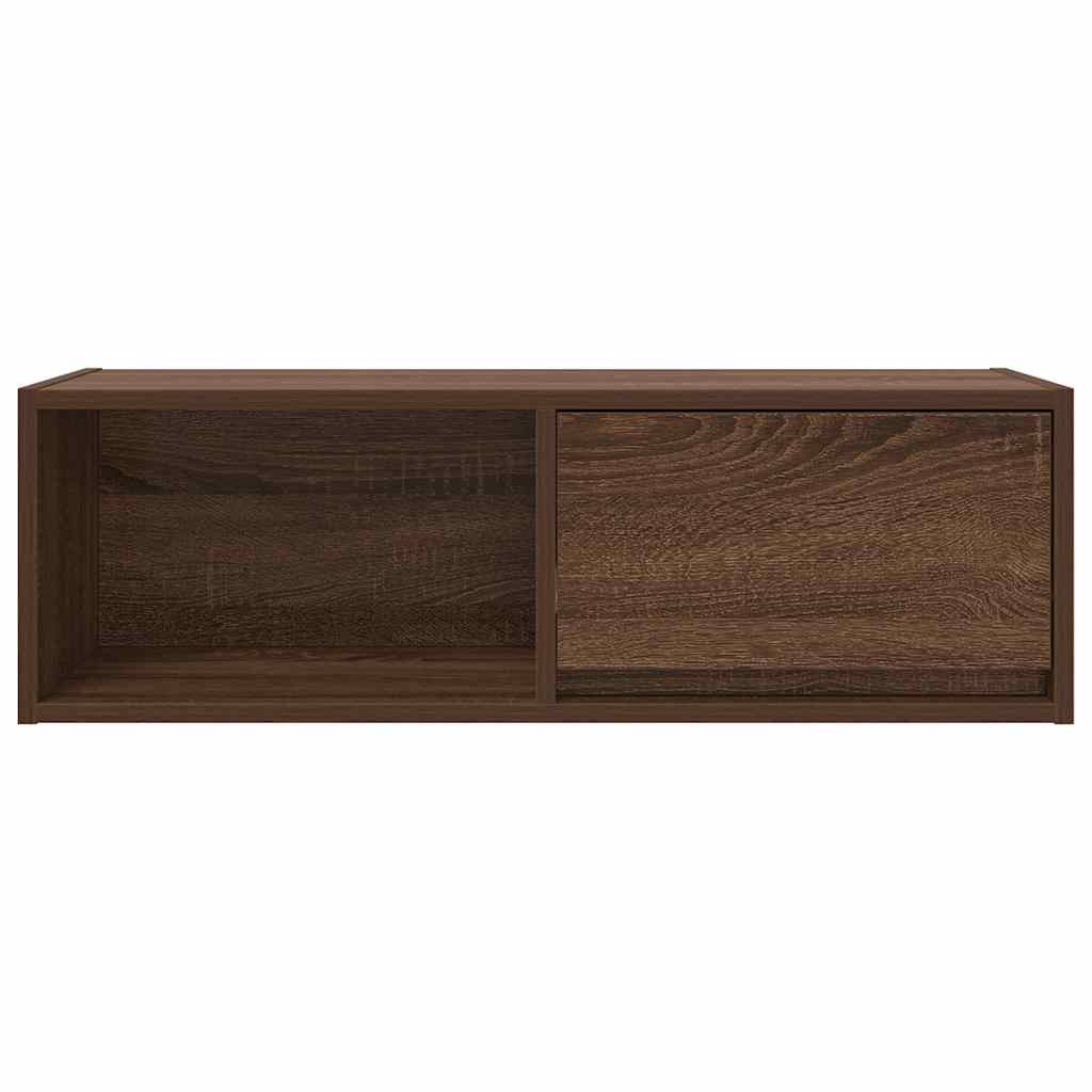 Dulap TV Stejar maro 80x31x25,5 cm Lemn prelucrat GartenMobel Dekor