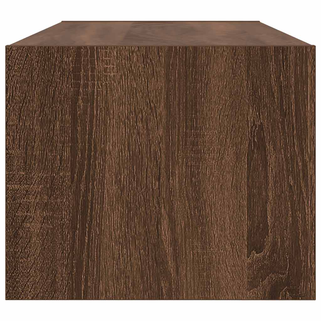 Dulap TV Stejar maro 80x31x25,5 cm Lemn prelucrat GartenMobel Dekor