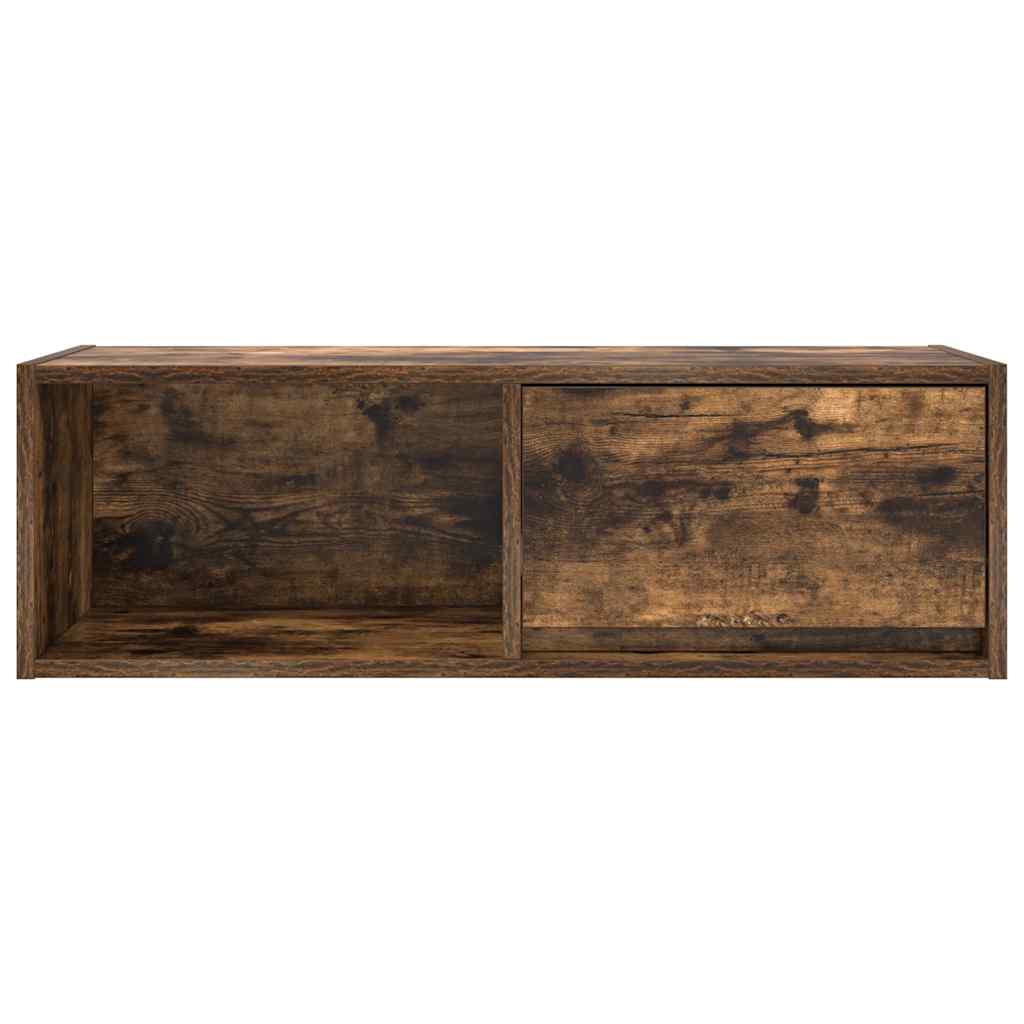 Dulap TV stejar afumat 80x31x25,5 cm din lemn de prelucrare GartenMobel Dekor