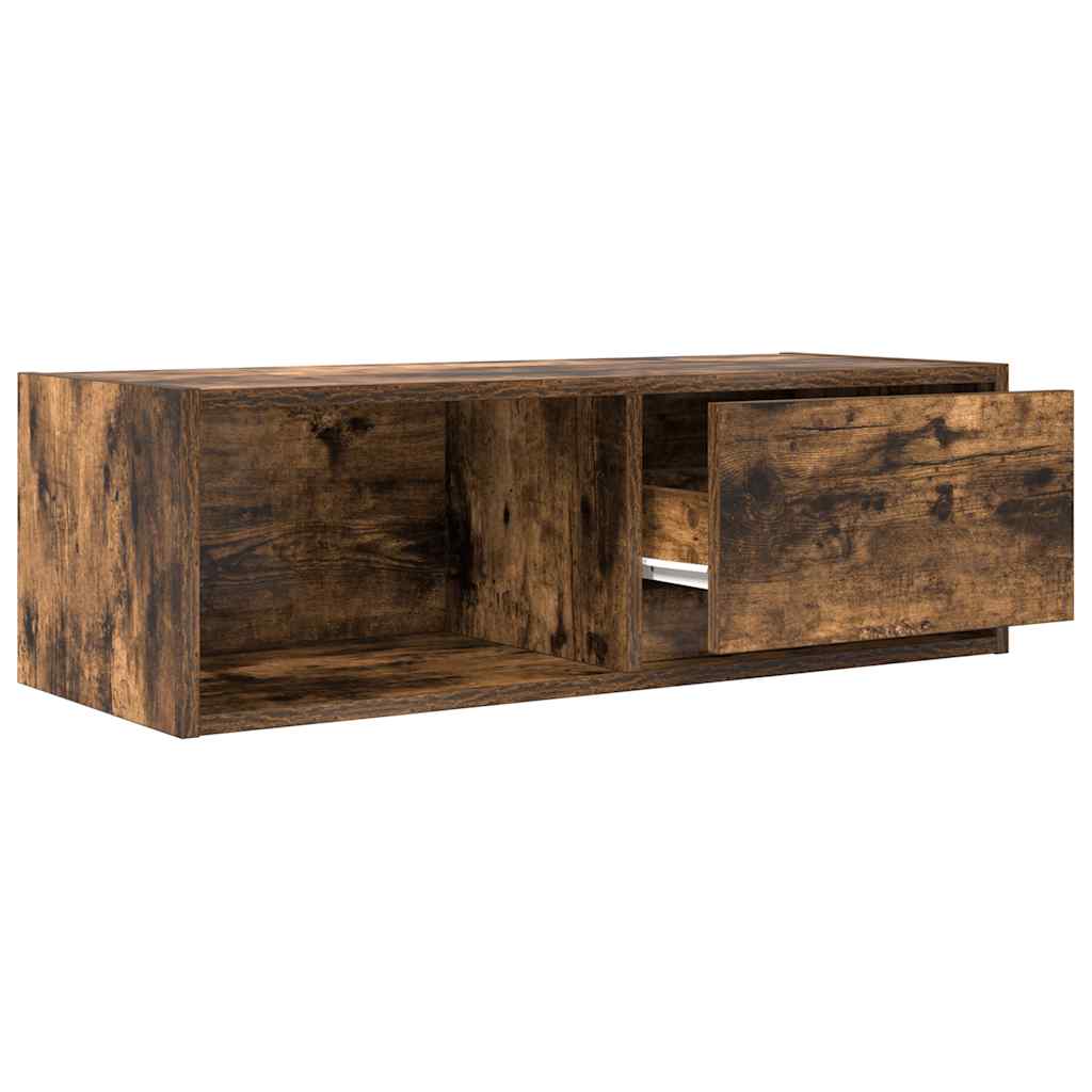 Dulap TV stejar afumat 80x31x25,5 cm din lemn de prelucrare GartenMobel Dekor