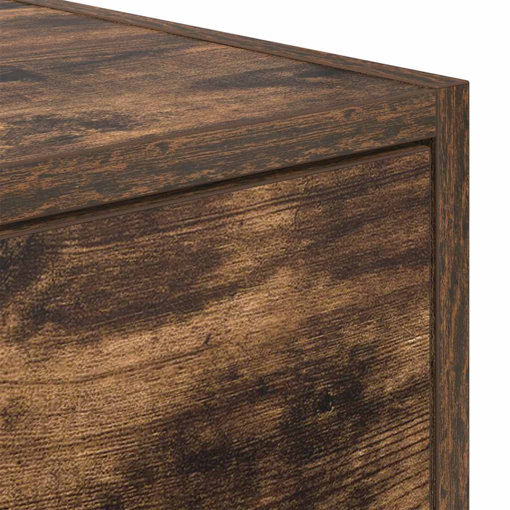Dulap TV stejar afumat 80x31x25,5 cm din lemn de prelucrare GartenMobel Dekor