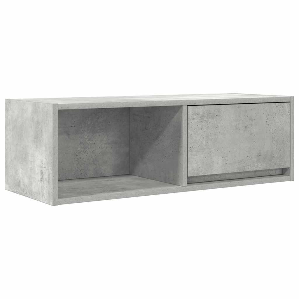 Dulapuri TV 2 buc Beton Gri 80x31x25,5 cm Lemn prelucrat GartenMobel Dekor