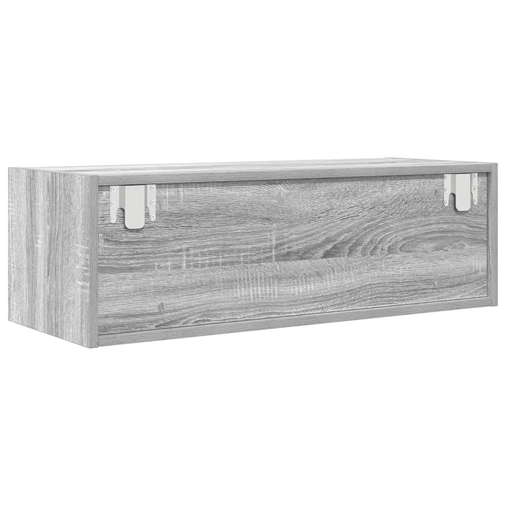 Dulapuri TV 2 buc Gri Sonoma 80x31x25,5 cm Lemn prelucrat GartenMobel Dekor