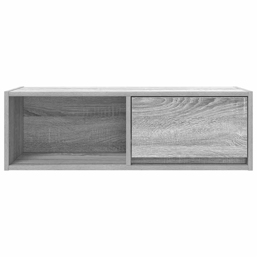 Dulapuri TV 2 buc Gri Sonoma 80x31x25,5 cm Lemn prelucrat GartenMobel Dekor
