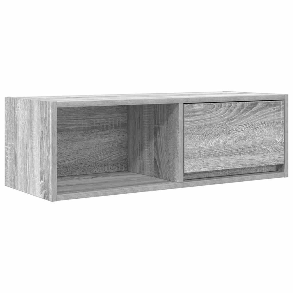 Dulapuri TV 2 buc Gri Sonoma 80x31x25,5 cm Lemn prelucrat GartenMobel Dekor
