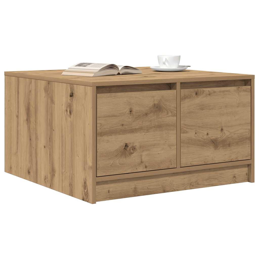 Masuta de cafea cu sertare Artisan Stejar 70,5x70x40 cm GartenMobel Dekor