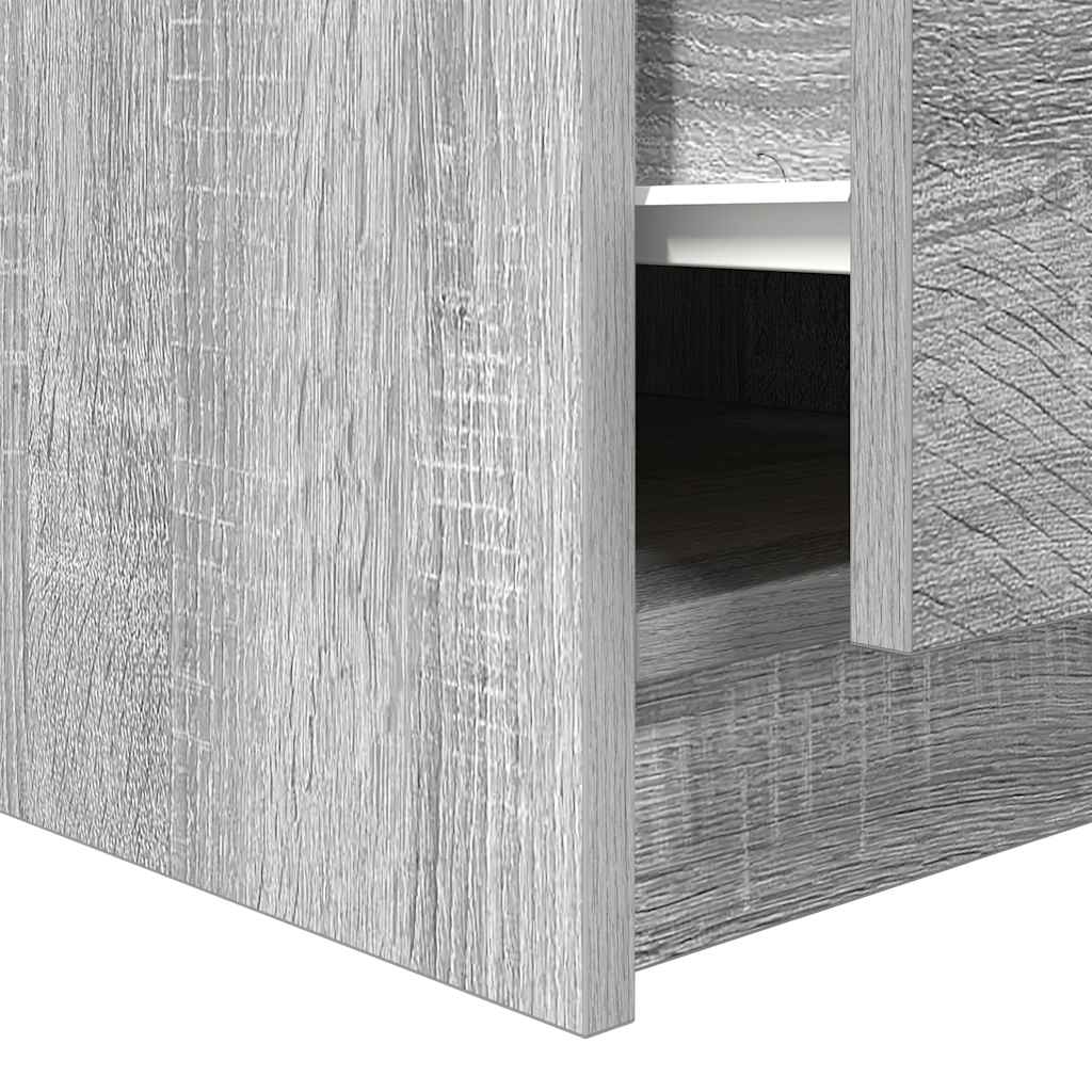 Masuta de cafea cu sertare Gri Sonoma 100x100x40 cm GartenMobel Dekor