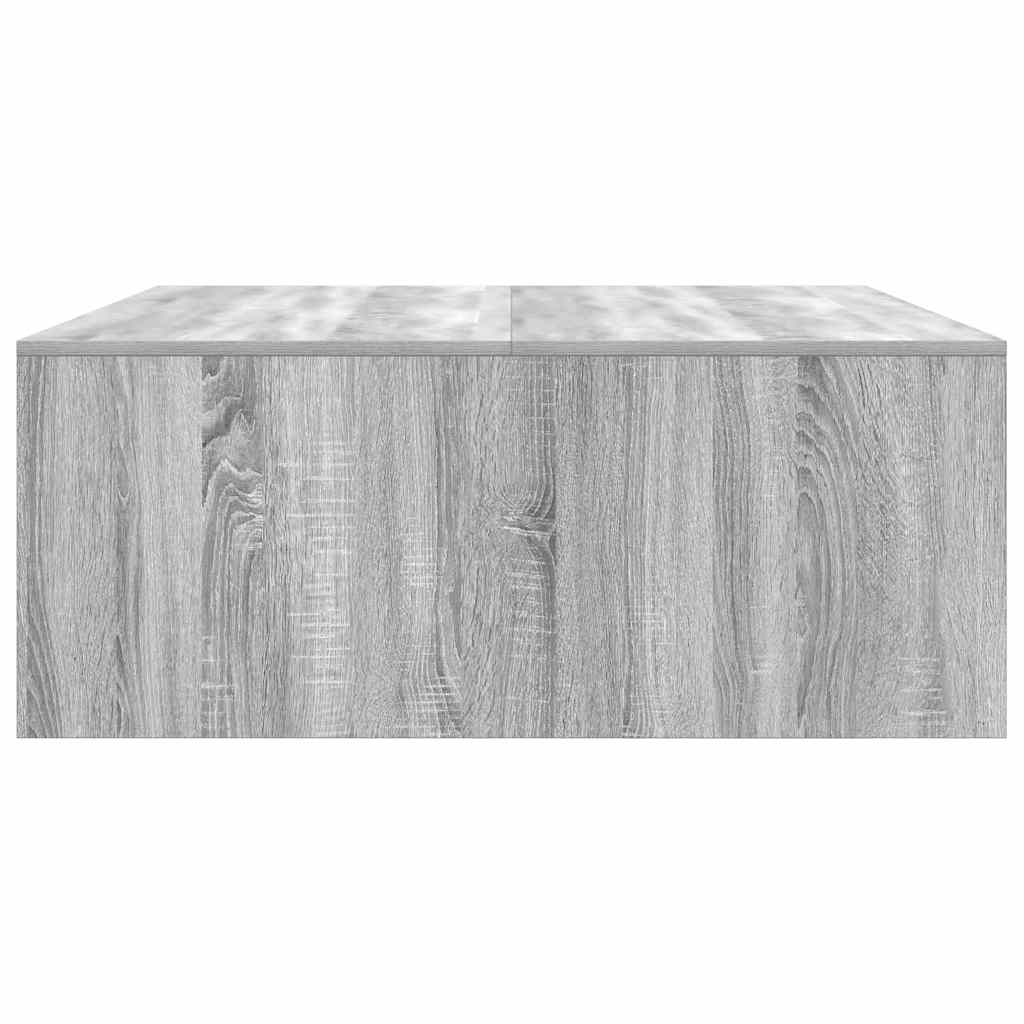 Masuta de cafea cu sertare Gri Sonoma 100x100x40 cm GartenMobel Dekor