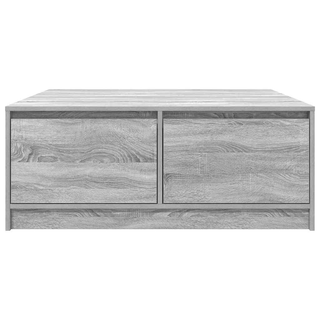 Masuta de cafea cu sertare Gri Sonoma 100x100x40 cm GartenMobel Dekor