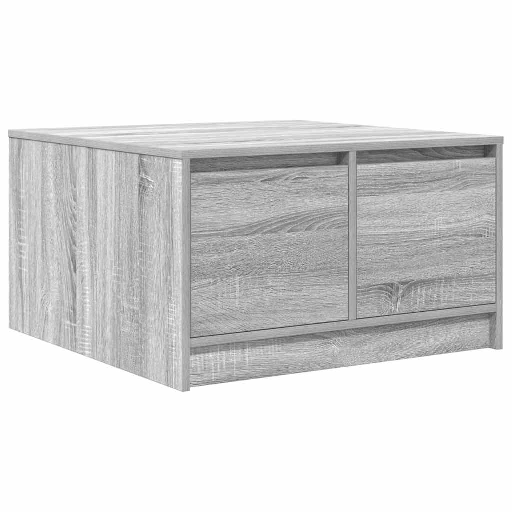 Masuta de cafea cu sertare Gri Sonoma 70,5x70x40 cm GartenMobel Dekor