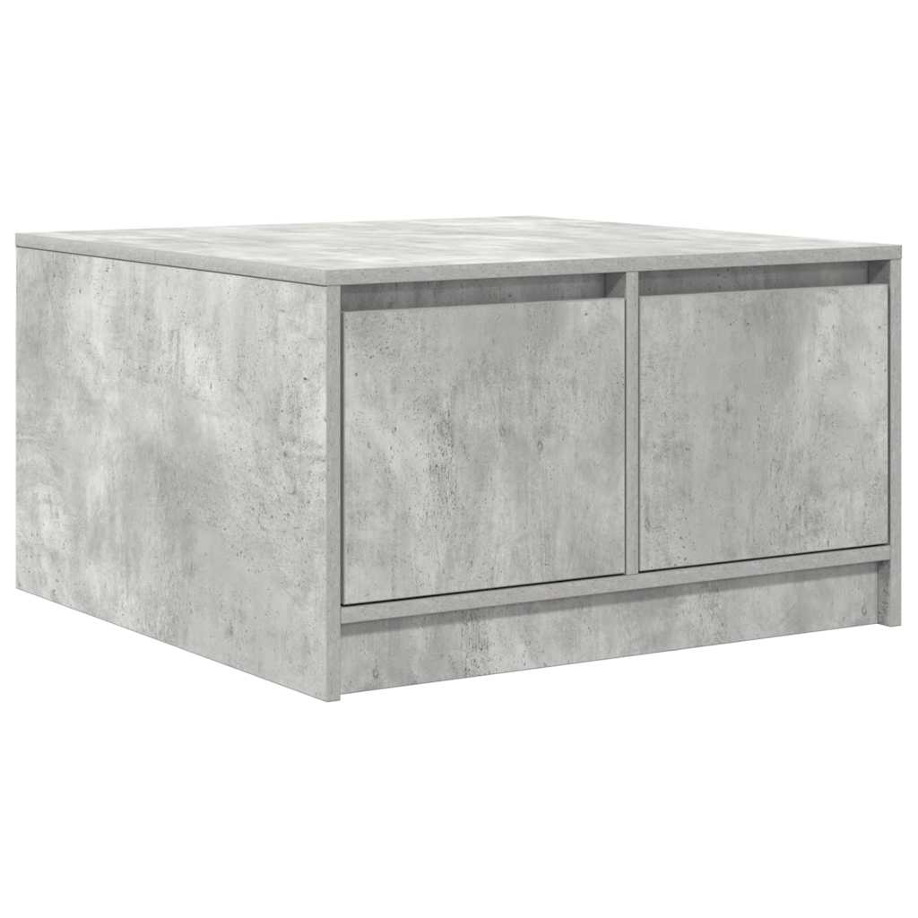 Masuta de cafea cu sertare Gri beton 70,5x70x40 cm GartenMobel Dekor