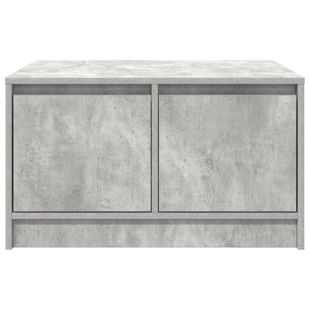 Masuta de cafea cu sertare Gri beton 70,5x70x40 cm GartenMobel Dekor