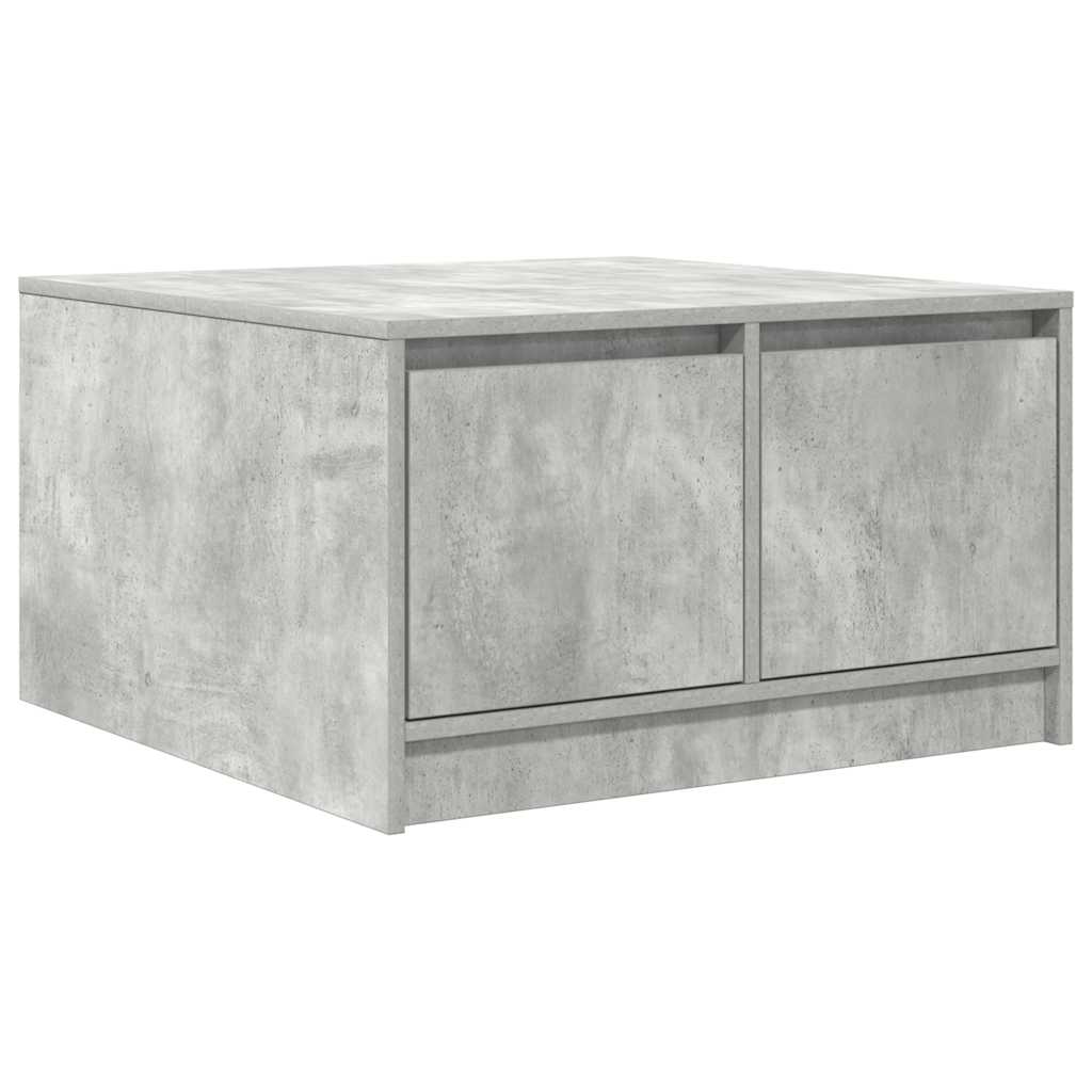Masuta de cafea cu sertare Gri beton 70,5x70x40 cm GartenMobel Dekor
