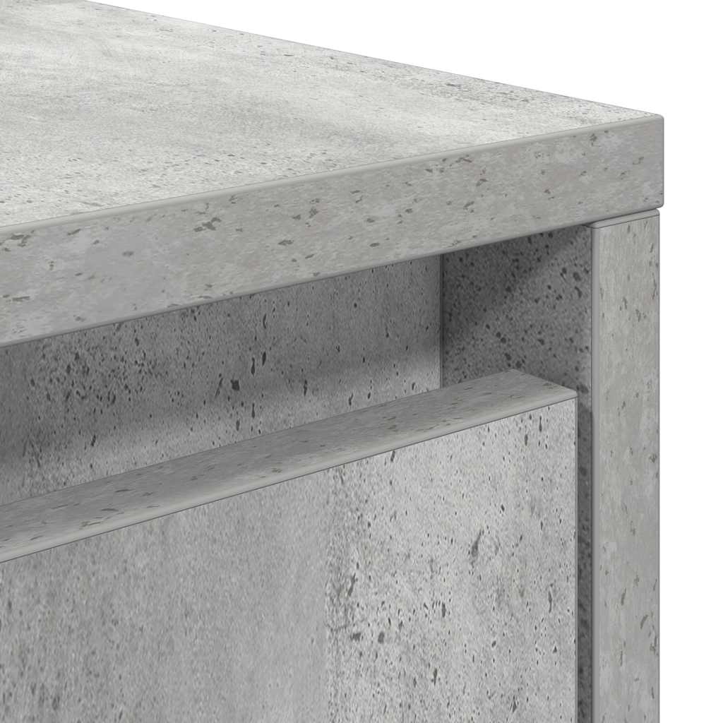 Masuta de cafea cu sertare Gri beton 70,5x70x40 cm GartenMobel Dekor