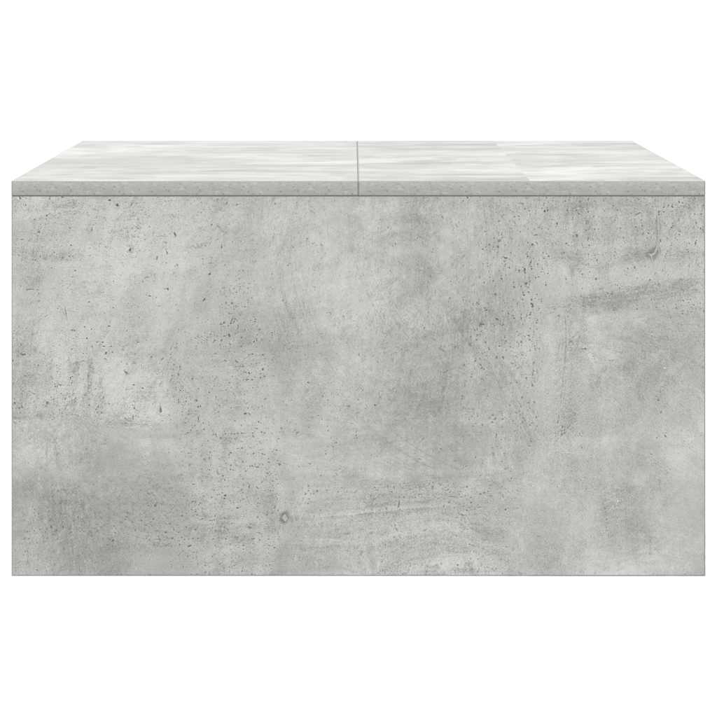Masuta de cafea cu sertare Gri beton 70,5x70x40 cm GartenMobel Dekor