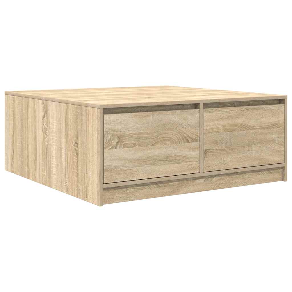 Masuta de cafea cu sertare Stejar Sonoma 100x100x40 cm GartenMobel Dekor