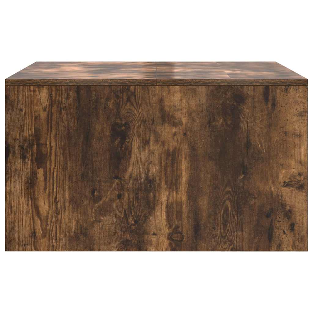 Masuta de cafea cu sertare Stejar afumat 70,5x70x40 cm GartenMobel Dekor
