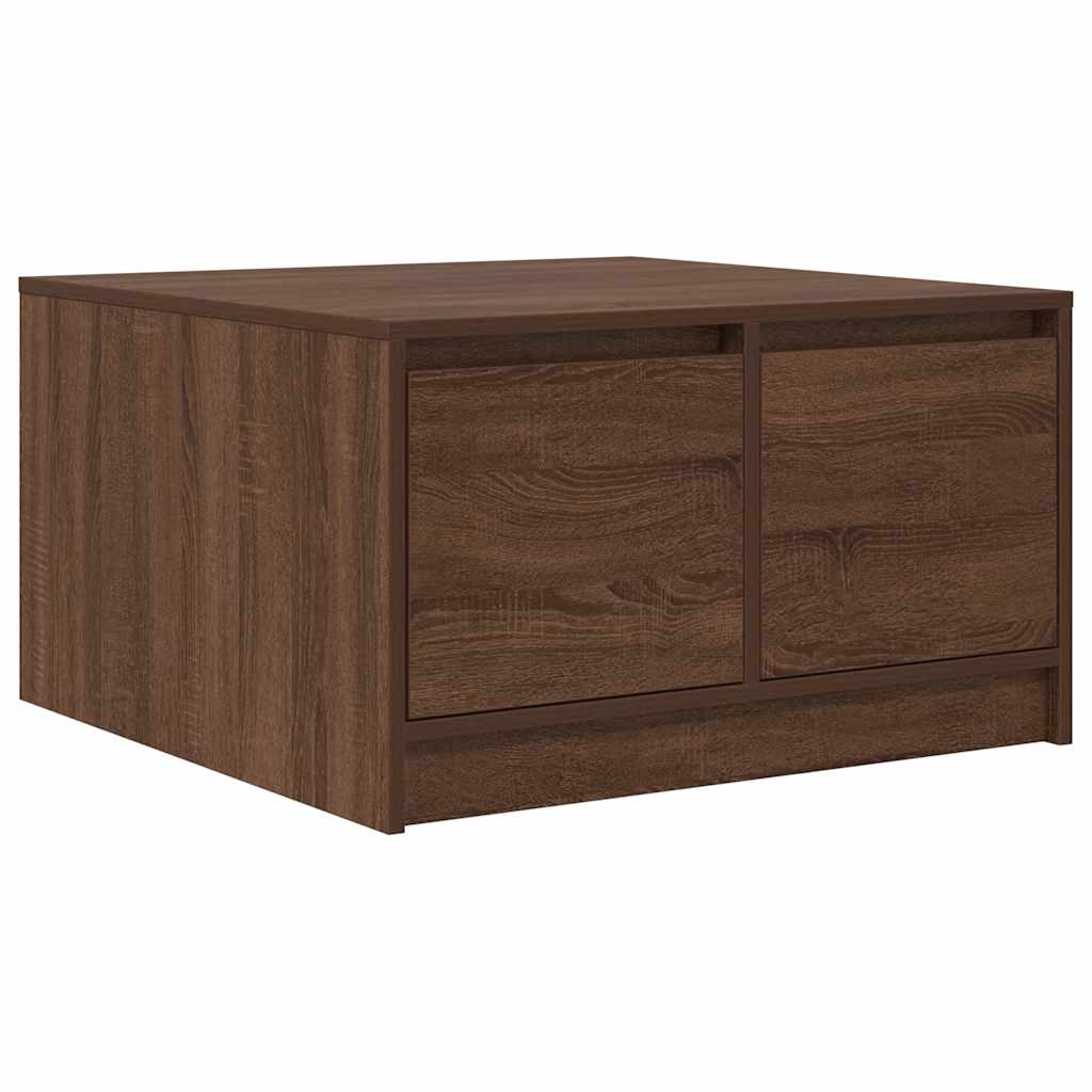 Masuta de cafea cu sertare Stejar maro 70,5x70x40 cm GartenMobel Dekor