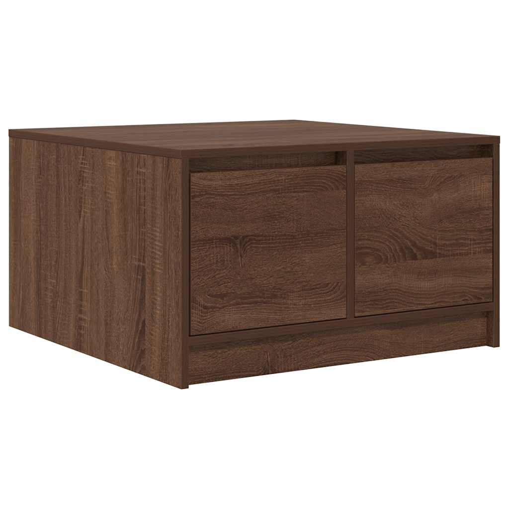 Masuta de cafea cu sertare Stejar maro 70,5x70x40 cm GartenMobel Dekor