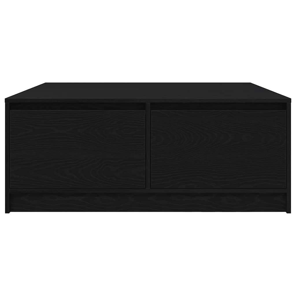 Masuta de cafea cu sertare Stejar negru 100x100x40 cm GartenMobel Dekor