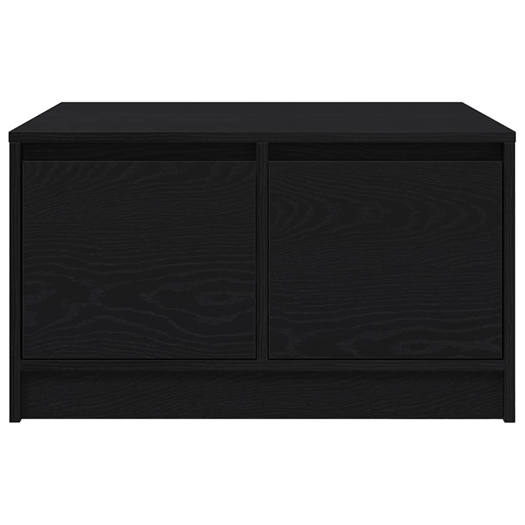 Masuta de cafea cu sertare Stejar negru 70,5x70x40 cm GartenMobel Dekor