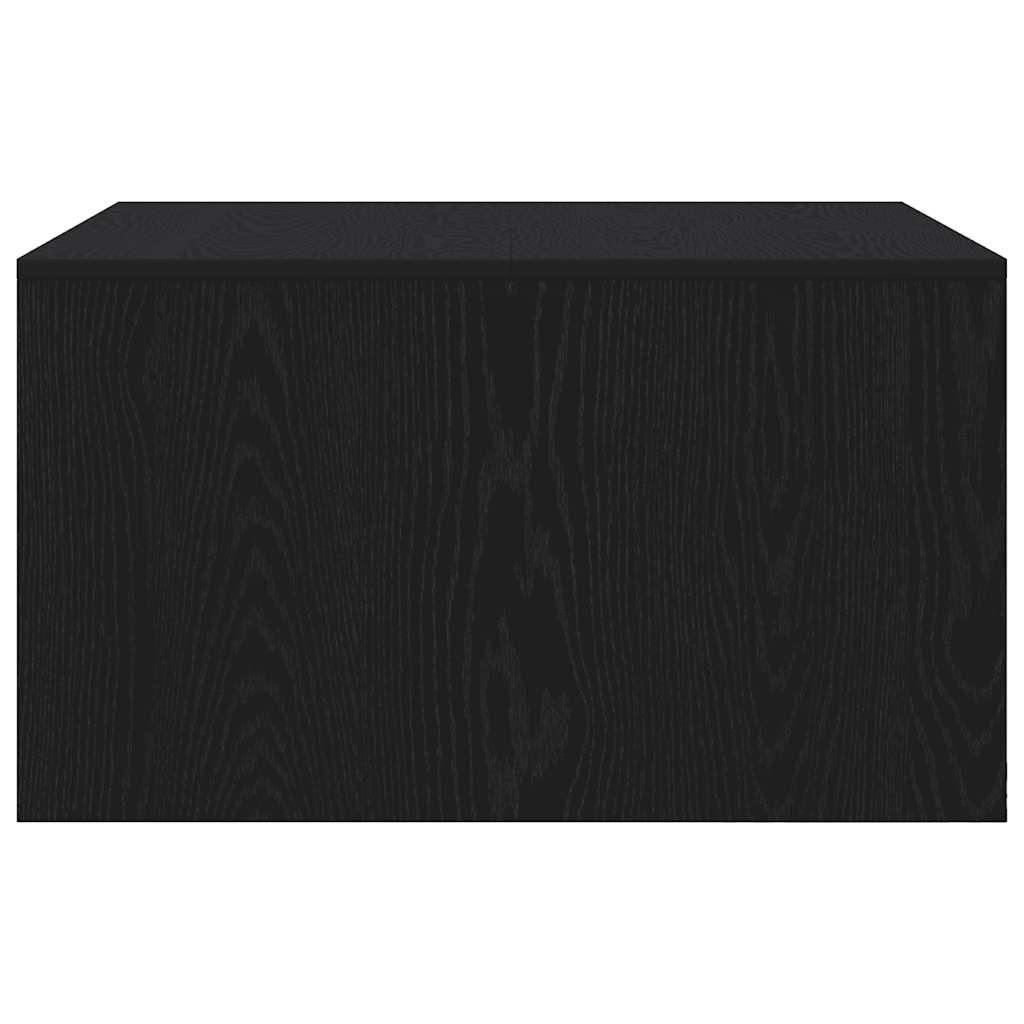 Masuta de cafea cu sertare Stejar negru 70,5x70x40 cm GartenMobel Dekor