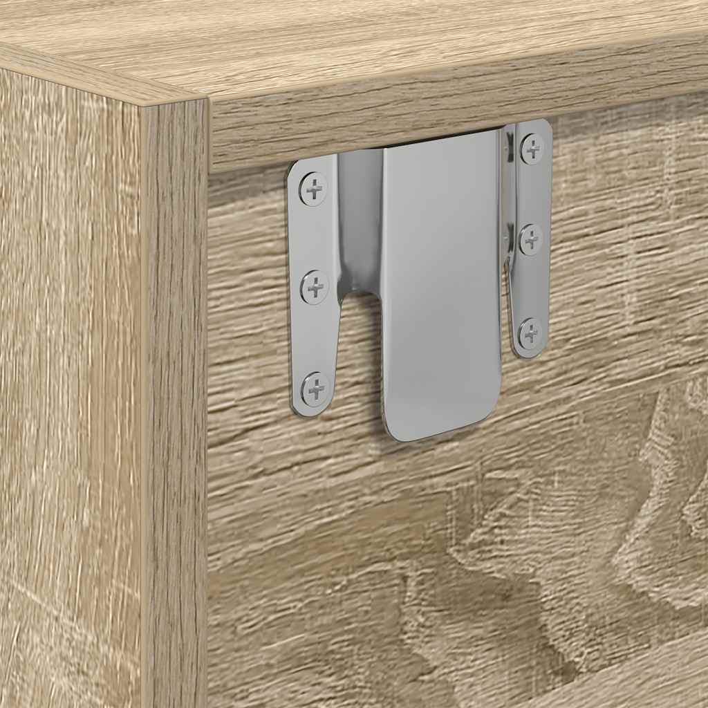 Comodă TV, stejar sonoma, 100x31x25,5 cm, lemn prelucrat GartenMobel Dekor