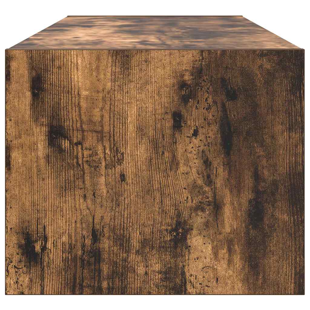 Dulap TV stejar afumat 100x31x25,5 cm Lemn prelucrat GartenMobel Dekor