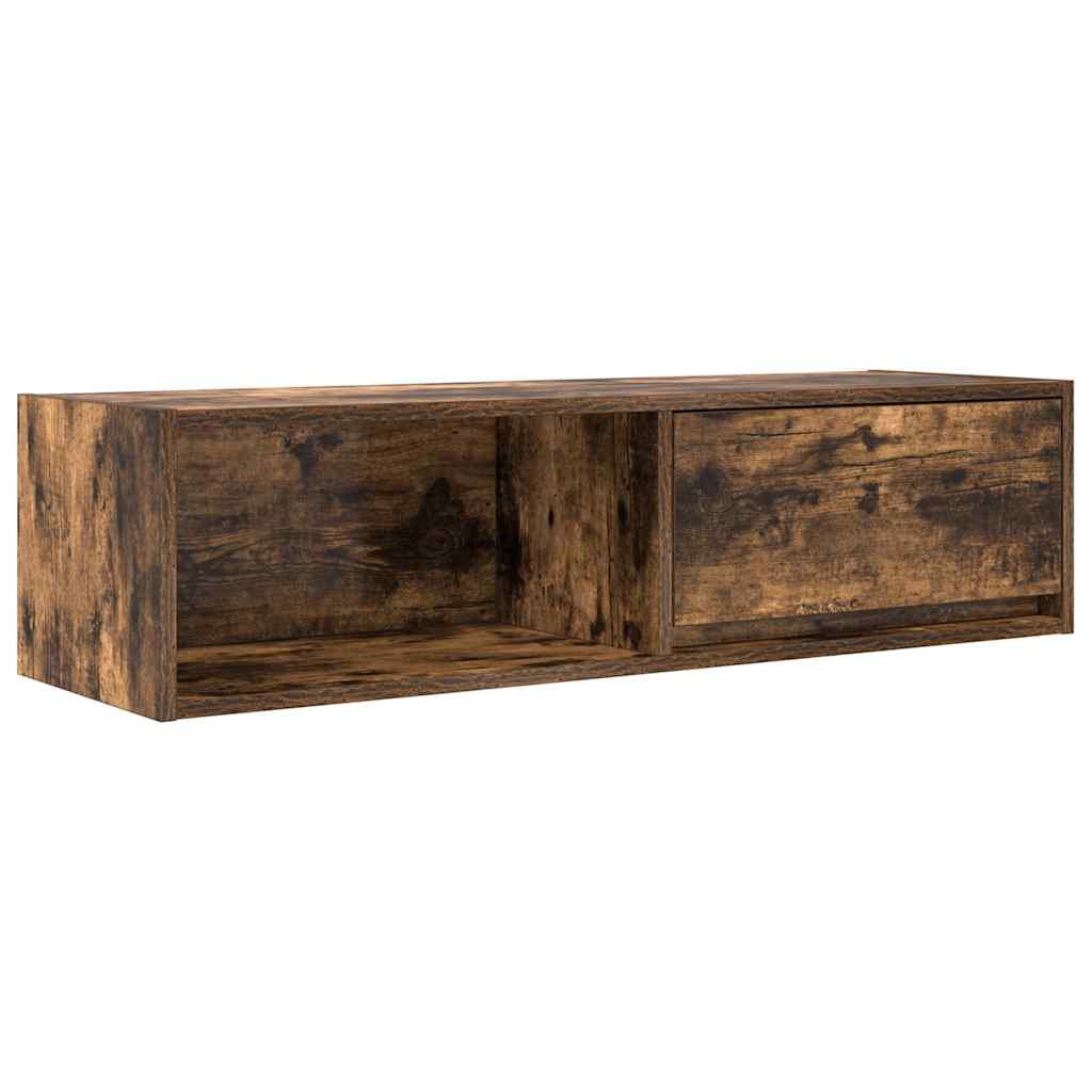 Dulap TV stejar afumat 100x31x25,5 cm Lemn prelucrat GartenMobel Dekor