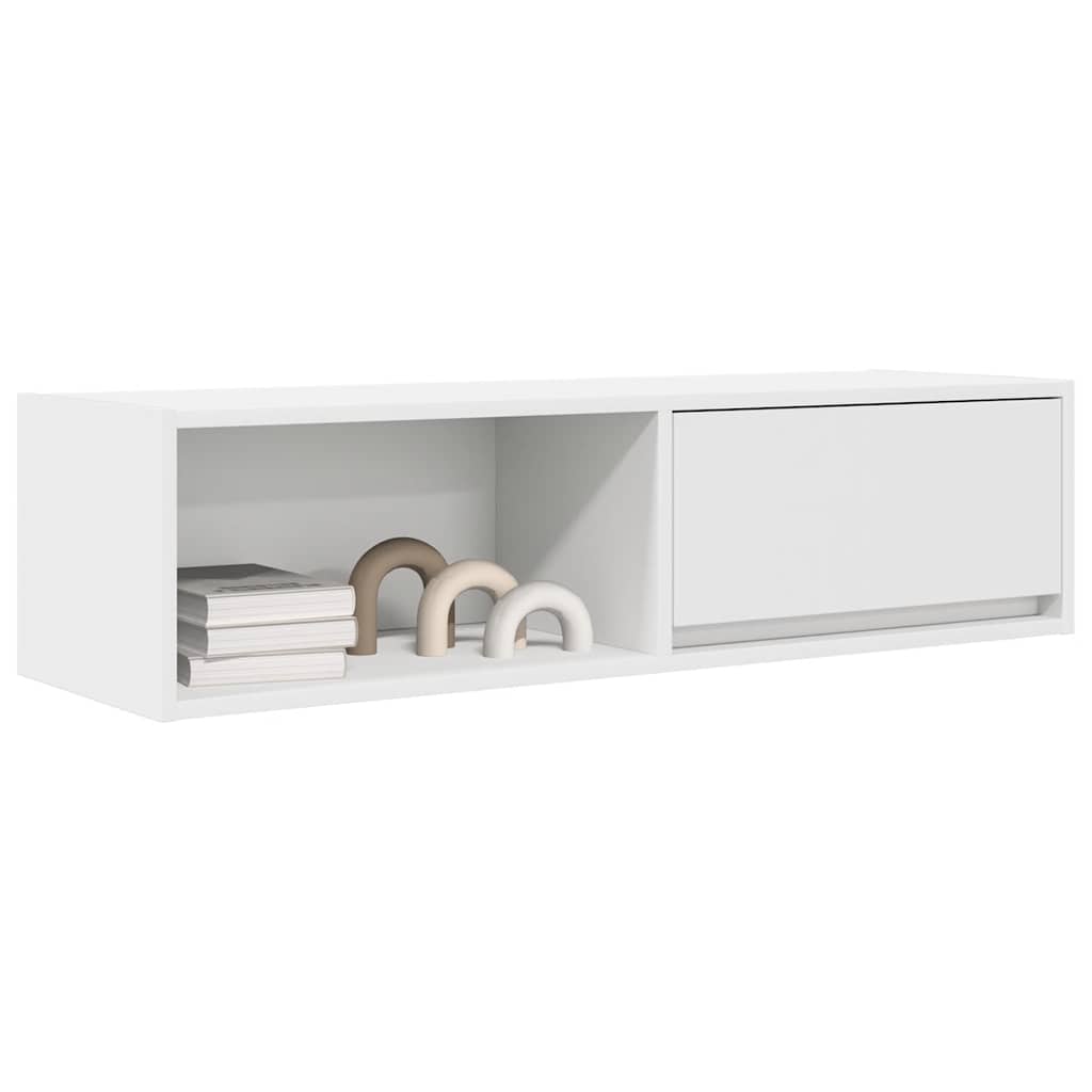 Dulapuri TV 2 buc Alb 100x31x25,5 cm Lemn prelucrat GartenMobel Dekor